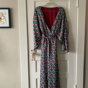 American Hustle Retro Graphic Jumpsuit